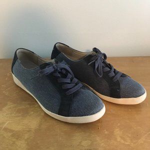Dansko Olisa Canvas Denim Sneaker, size 40 (U.S. Women's size 9.5)